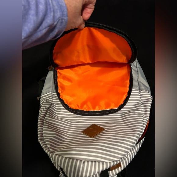 BENRUS 17” Padded Laptop Backpack with Leather Accents - Picture 9 of 13